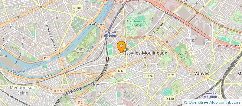 localisation de l'entreprise MONSIEUR CHRISTOPHER CRAINE à ISSY-LES-MOULINEAUX