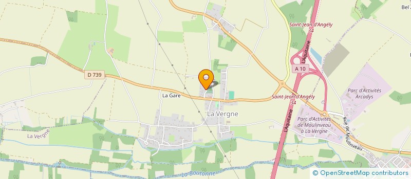 localisation de l'entreprise MONSIEUR CHRISTOPHER CREUGNET  LA VERGNE