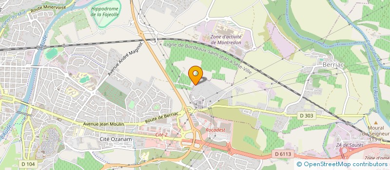 localisation de l'entreprise MONSIEUR CHRISTOPHER CREYGOLLES  BERRIAC