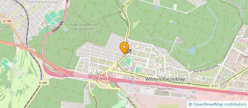 localisation de l'entreprise MONSIEUR CHRISTOPHER DA CRUZ  VELIZY-VILLACOUBLAY