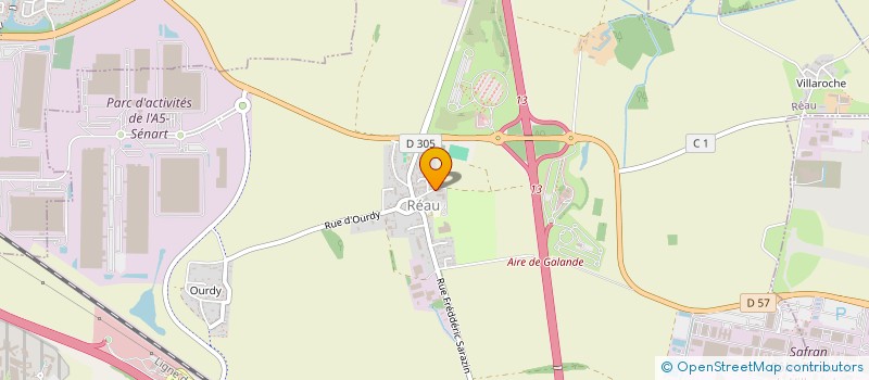 localisation de l'entreprise MONSIEUR CHRISTOPHER DA SILVA COTON  REAU