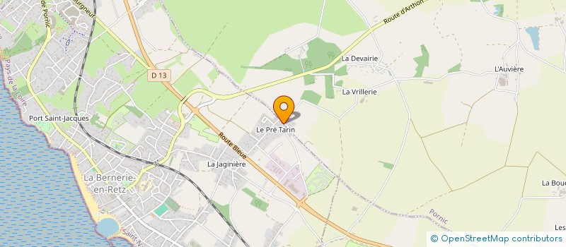 localisation de l'entreprise MONSIEUR CHRISTOPHER DAIAN à LA BERNERIE-EN-RETZ