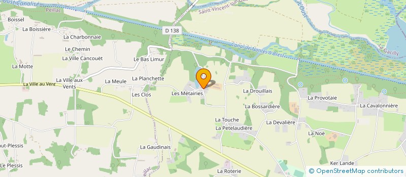 localisation de l'entreprise MONSIEUR CHRISTOPHER DANIELS  SAINT-VINCENT-SUR-OUST