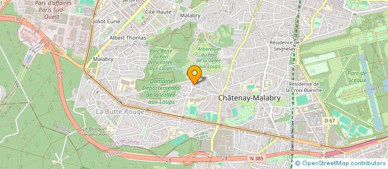 localisation de l'entreprise MONSIEUR CHRISTOPHER DARCHIS  CHATENAY-MALABRY