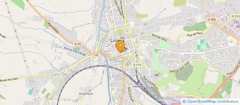 localisation de l'entreprise MONSIEUR CHRISTOPHER DATIN  LISIEUX