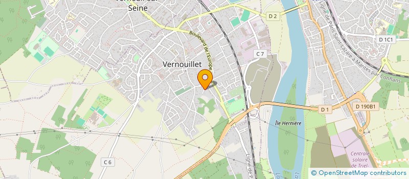 localisation de l'entreprise MONSIEUR CHRISTOPHER DE ABREU à VERNOUILLET