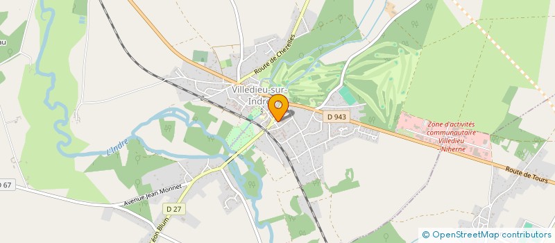 localisation de l'entreprise MONSIEUR CHRISTOPHER DE FREITAS à VILLEDIEU-SUR-INDRE