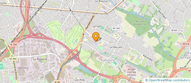 localisation de l'entreprise MONSIEUR CHRISTOPHER DEBURGGRAEVE  VILLENEUVE-D'ASCQ