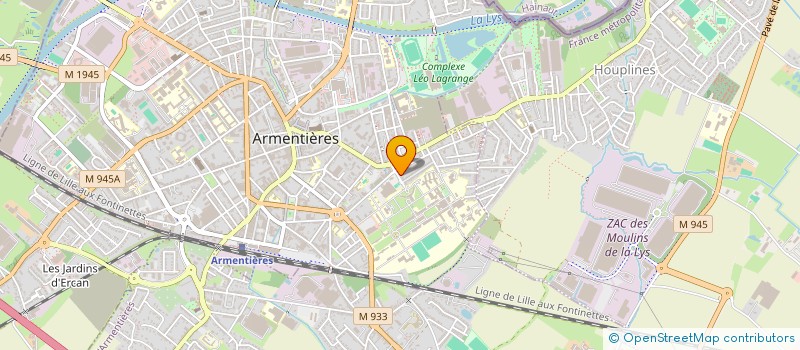 localisation de l'entreprise MONSIEUR CHRISTOPHER DEBUSSCHERE  ARMENTIERES