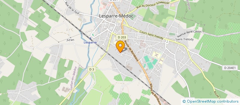 localisation de l'entreprise MONSIEUR CHRISTOPHER DEGHAUD  LESPARRE-MEDOC