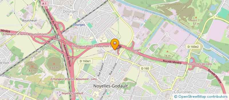 localisation de l'entreprise MONSIEUR CHRISTOPHER DEGRUGILLIERS  NOYELLES-GODAULT