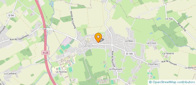 localisation de l'entreprise MONSIEUR CHRISTOPHER DEHONDT  GENECH