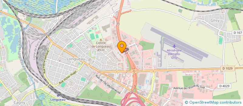 localisation de l'entreprise MONSIEUR CHRISTOPHER DEJOYE  LONGUEAU