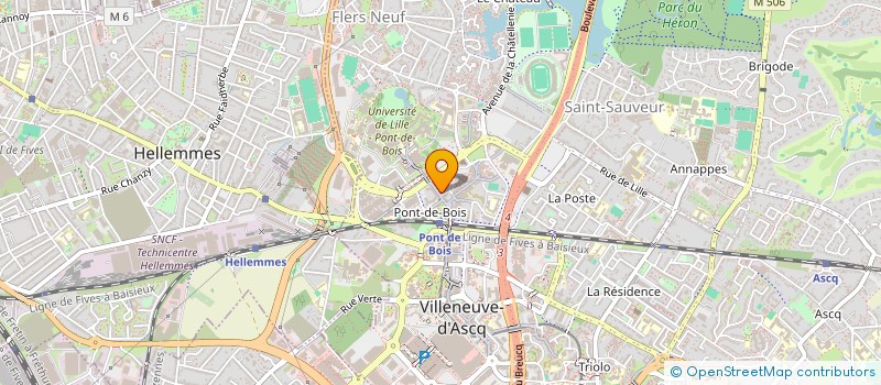 localisation de l'entreprise MONSIEUR CHRISTOPHER DEKENS  VILLENEUVE-D'ASCQ