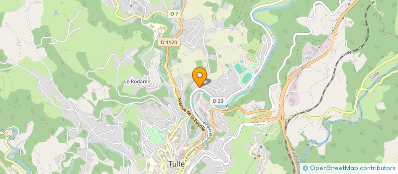 localisation de l'entreprise MONSIEUR CHRISTOPHER DELALONDE  TULLE