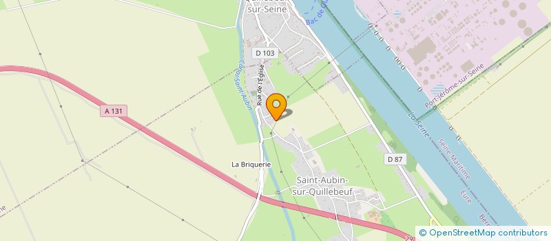 localisation de l'entreprise MONSIEUR CHRISTOPHER DELAROQUE  SAINT-AUBIN-SUR-QUILLEBEUF