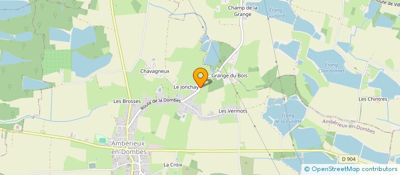 localisation de l'entreprise MONSIEUR CHRISTOPHER DELORME à AMBERIEUX-EN-DOMBES