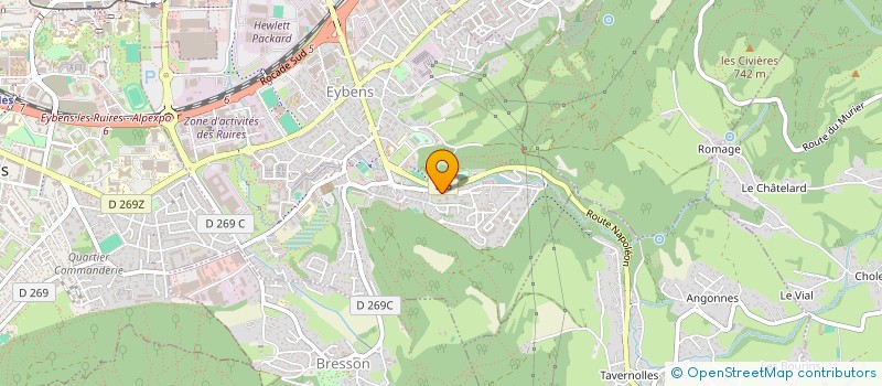 localisation de l'entreprise MONSIEUR CHRISTOPHER DEPARTE  EYBENS