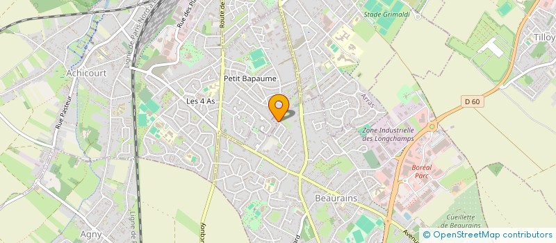 localisation de l'entreprise MONSIEUR CHRISTOPHER DESFRANCOIS  BEAURAINS