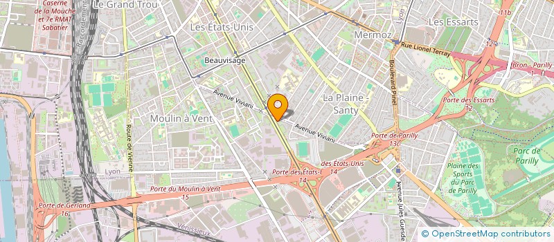 localisation de l'entreprise MONSIEUR CHRISTOPHER DESPEINE  VENISSIEUX