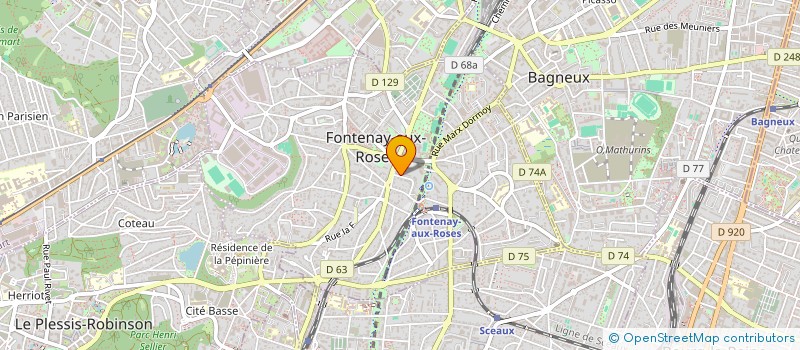 localisation de l'entreprise MONSIEUR CHRISTOPHER DIANGIENDA à FONTENAY-AUX-ROSES