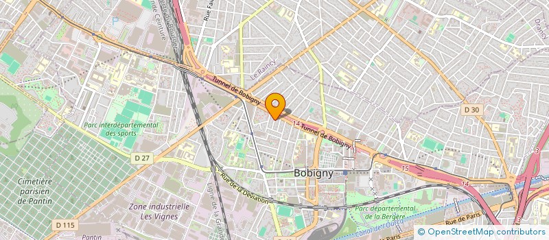 localisation de l'entreprise MONSIEUR CHRISTOPHER DIANGIENDA  BOBIGNY