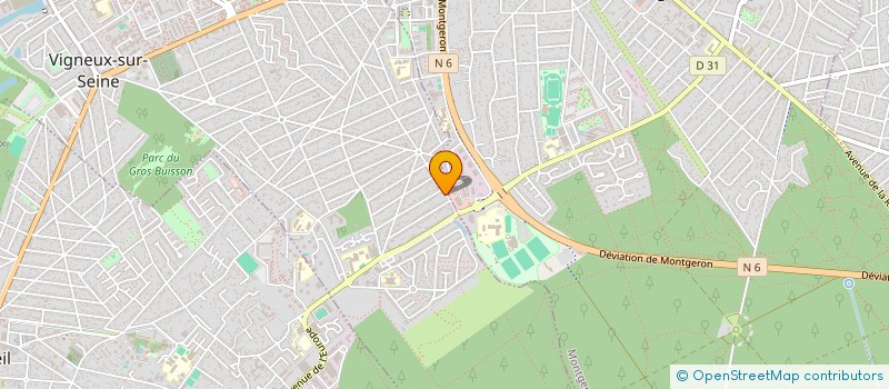 localisation de l'entreprise MONSIEUR CHRISTOPHER DIAS SOL  VIGNEUX-SUR-SEINE