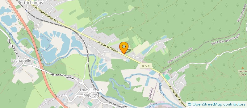 localisation de l'entreprise MONSIEUR CHRISTOPHER DIETRICH  BERTRICHAMPS