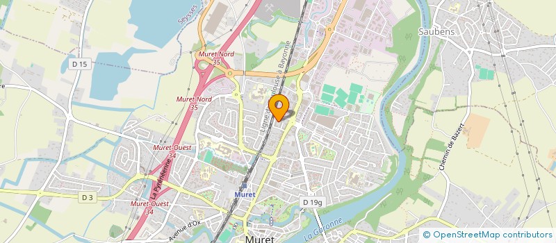 localisation de l'entreprise MONSIEUR CHRISTOPHER DOVIN  MURET