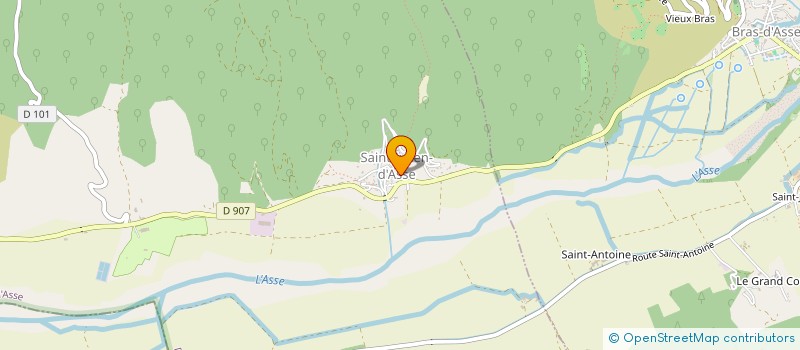 localisation de l'entreprise MONSIEUR CHRISTOPHER DREBES  SAINT JULIEN D'ASSE