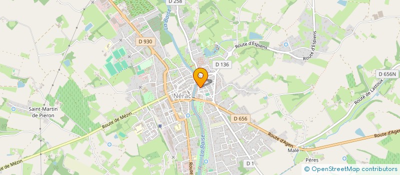 localisation de l'entreprise MONSIEUR CHRISTOPHER DUBAS  NERAC