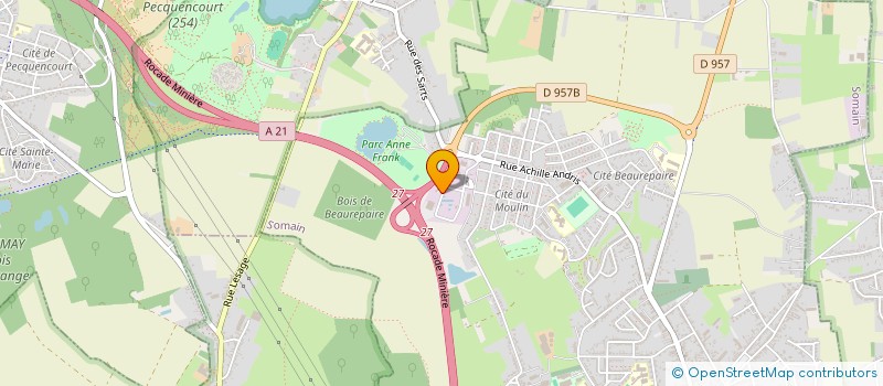 localisation de l'entreprise MONSIEUR CHRISTOPHER DUBOIS  SOMAIN