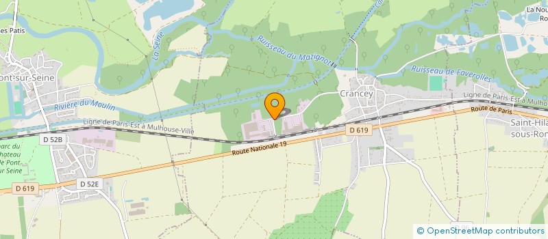 localisation de l'entreprise MONSIEUR CHRISTOPHER DUCHATEAU  CRANCEY