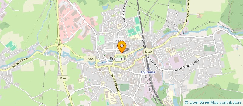 localisation de l'entreprise MONSIEUR CHRISTOPHER DUFRENNE  FOURMIES