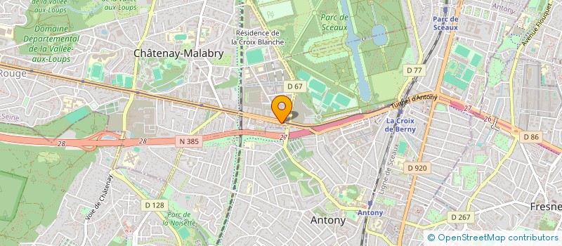 localisation de l'entreprise MONSIEUR CHRISTOPHER DUMONT  CHATENAY-MALABRY