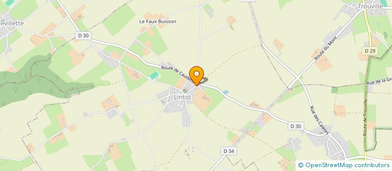 localisation de l'entreprise MONSIEUR CHRISTOPHER DUMONTIER  LINTOT