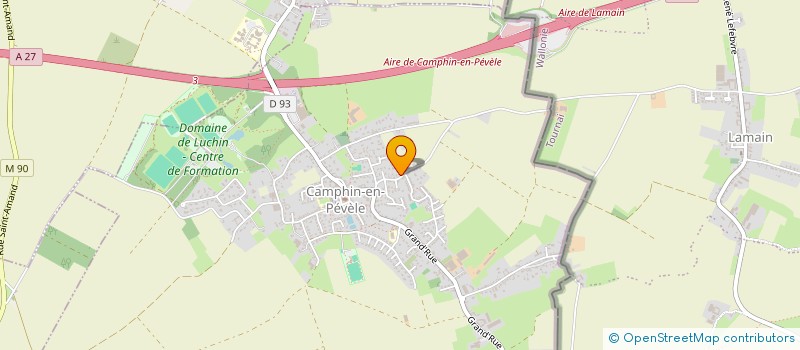 localisation de l'entreprise MONSIEUR CHRISTOPHER DUWOOZ  BAISIEUX