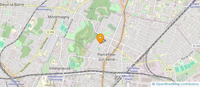 localisation de l'entreprise MONSIEUR CHRISTOPHER ELISMAT à PIERREFITTE-SUR-SEINE