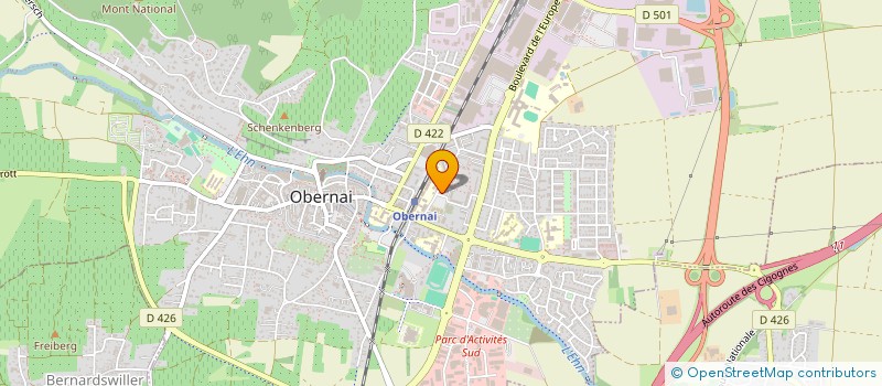 localisation de l'entreprise MONSIEUR CHRISTOPHER ELOI  OBERNAI