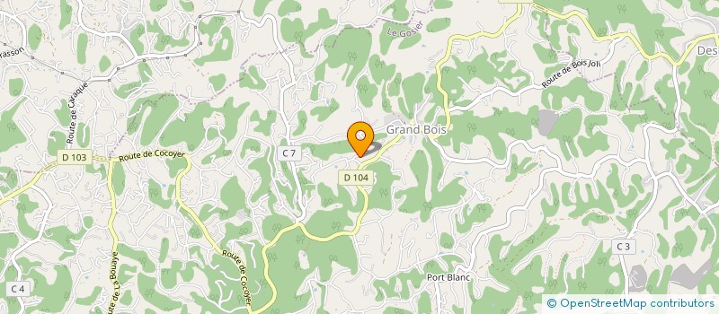 localisation de l'entreprise MONSIEUR CHRISTOPHER EUSTACHE  LE GOSIER