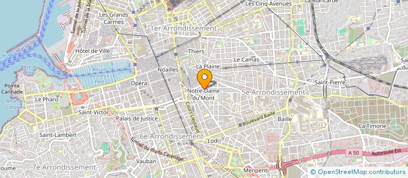 localisation de l'entreprise MONSIEUR CHRISTOPHER FAVIER  MARSEILLE