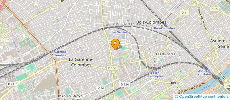 localisation de l'entreprise MONSIEUR CHRISTOPHER FERRERO à LA GARENNE-COLOMBES