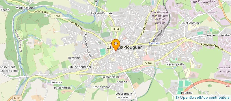 localisation de l'entreprise MONSIEUR CHRISTOPHER FLORCH à CARHAIX-PLOUGUER