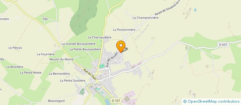 localisation de l'entreprise MONSIEUR CHRISTOPHER FONTAINE à CETON