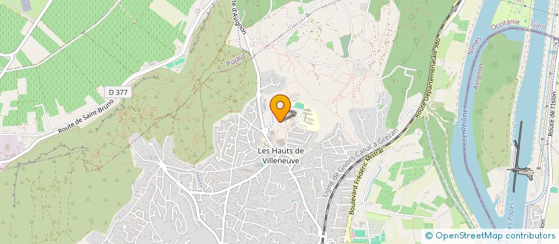 localisation de l'entreprise MONSIEUR CHRISTOPHER FORACCHIA  VILLENEUVE-LES-AVIGNON