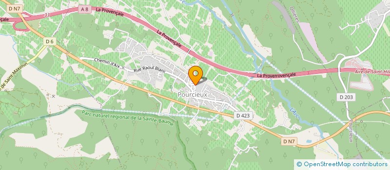 localisation de l'entreprise MONSIEUR CHRISTOPHER FORENS  POURCIEUX