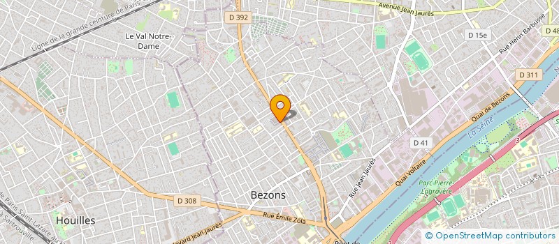 localisation de l'entreprise MONSIEUR CHRISTOPHER FOURCAULT à BEZONS