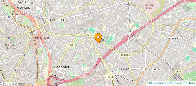 localisation de l'entreprise MONSIEUR CHRISTOPHER FROMINVILLE  BAGNOLET