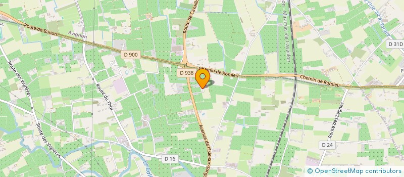 localisation de l'entreprise MONSIEUR CHRISTOPHER GABRIEL  CAVAILLON