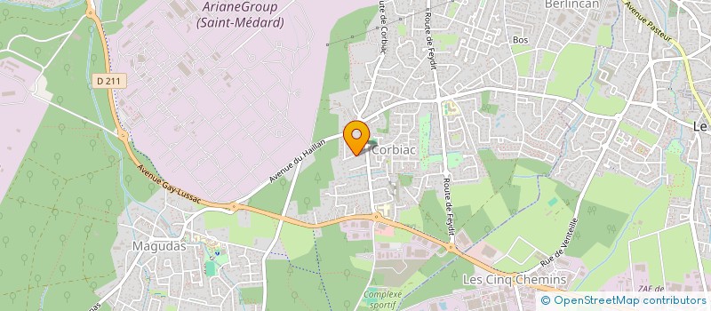 localisation de l'entreprise MONSIEUR CHRISTOPHER GAILLARD  SAINT-MEDARD-EN-JALLES